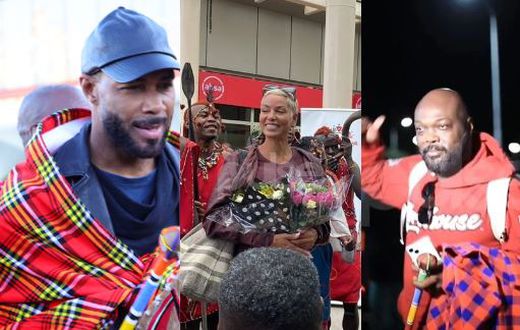 A collage image of Hollywood stars Omari Hardwick, popularly known as ‘Ghost’, Nicole Murphy and Peter Macon
