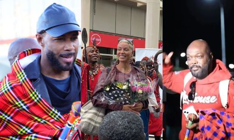 A collage image of Hollywood stars Omari Hardwick, popularly known as ‘Ghost’, Nicole Murphy and Peter Macon