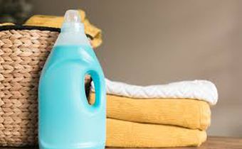 Clothes and a fabric softener