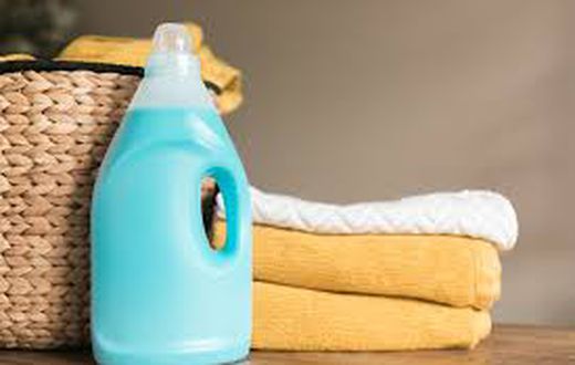 Clothes and a fabric softener