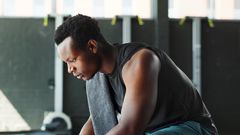 A man in gym