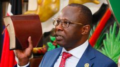 IEBC chairperson Dr. Erastus Edung Ethekon