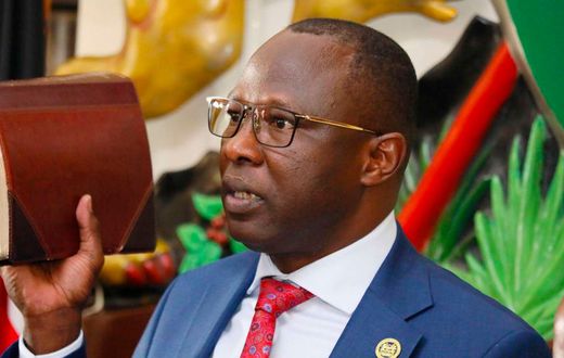IEBC chairperson Dr. Erastus Edung Ethekon