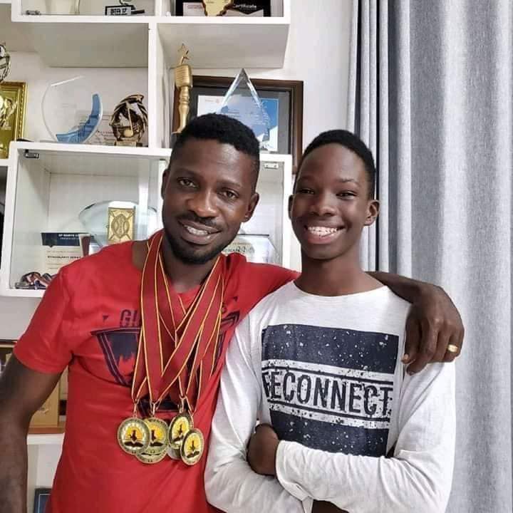 Solomon Kampala and his father Bobi Wine