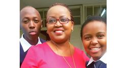 Miss Morgan during her acting days on Tahidi High