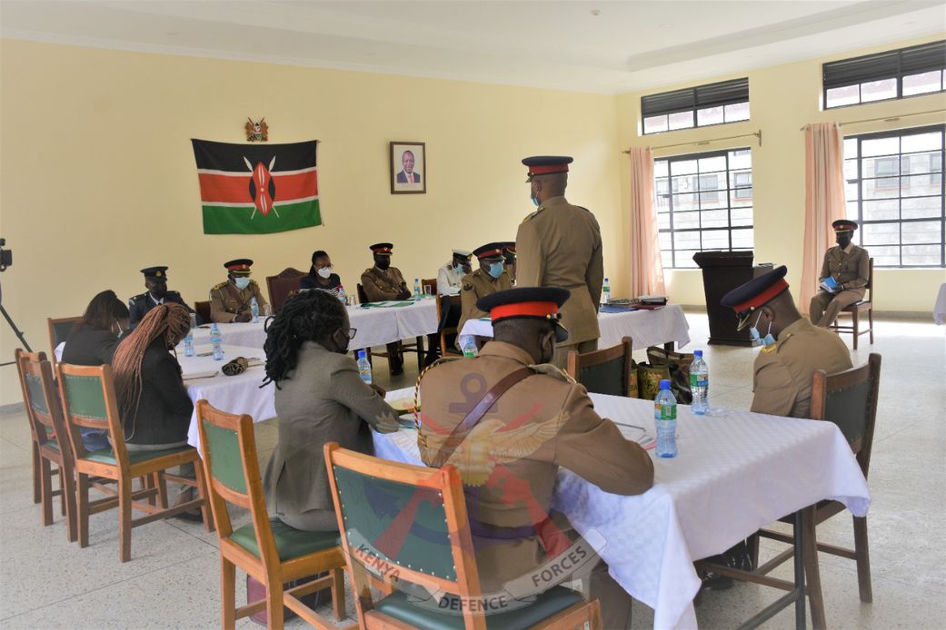 KDF Courts are made up of specialist officers offering legal services within the Kenya Defence Forces