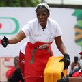 Hilda Baci during her world record attempt for the largest dish of jollof rice