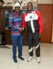 Former Prime Minister Raila Odinga meets Harambee Stars player Ryan Ogam in Nairobi on September 12, 2025