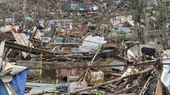 The aftermath of Cyclone Chido on Mayotte Island