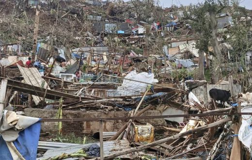 The aftermath of Cyclone Chido on Mayotte Island