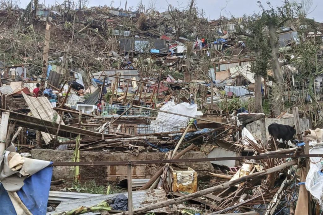 The aftermath of Cyclone Chido on Mayotte Island