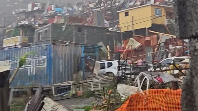 The aftermath of Cyclone Chido on Mayotte Island