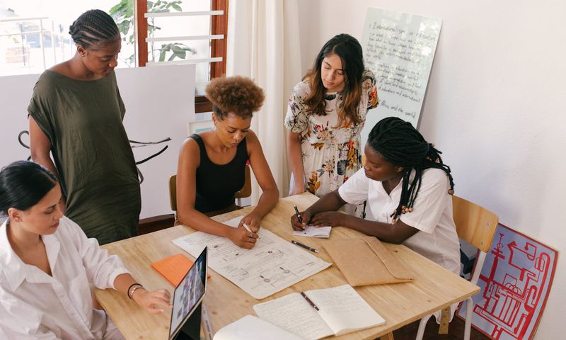 Photo of women at a meeting