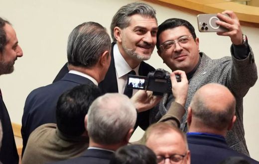 Ex-Manchester City footballer Mikheil Kavelashvili who was elected Georgia’s president on Saturday, December 14