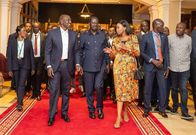 President William Ruto, Raila Odinga and Pauline Njoroge in Addis Ababa, Ethiopia on Saturday February 15, 2025
