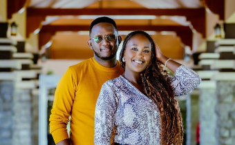 Daddie Marto with his ex-wife Christine Kokundeera