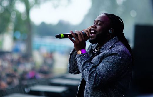 Jemere Morgan on stage at the Sunsplash Festival in the Netherlands