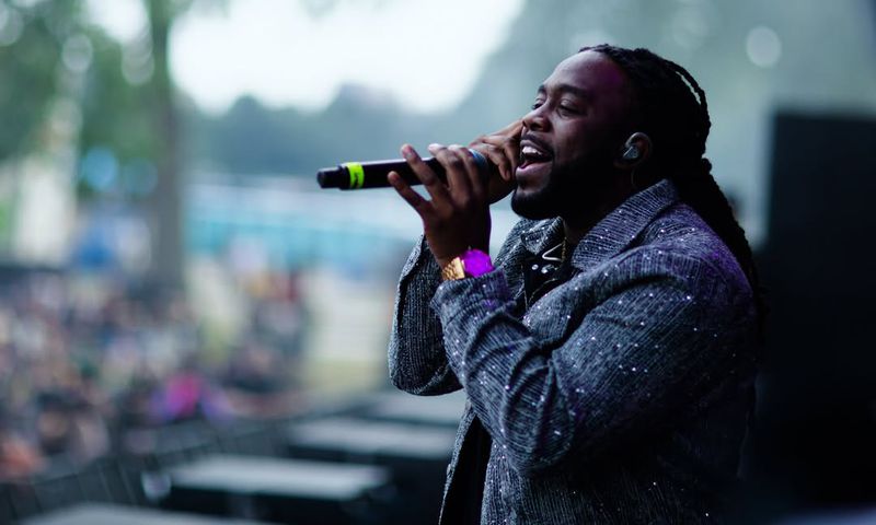 Jemere Morgan on stage at the Sunsplash Festival in the Netherlands