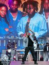 Jemere Morgan on stage with Morgan Heritage at Summerjam Festival