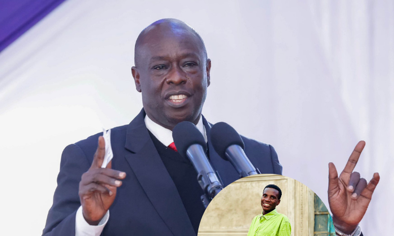 Rigathi Gachagua, inset the late KK Mwenyewe
