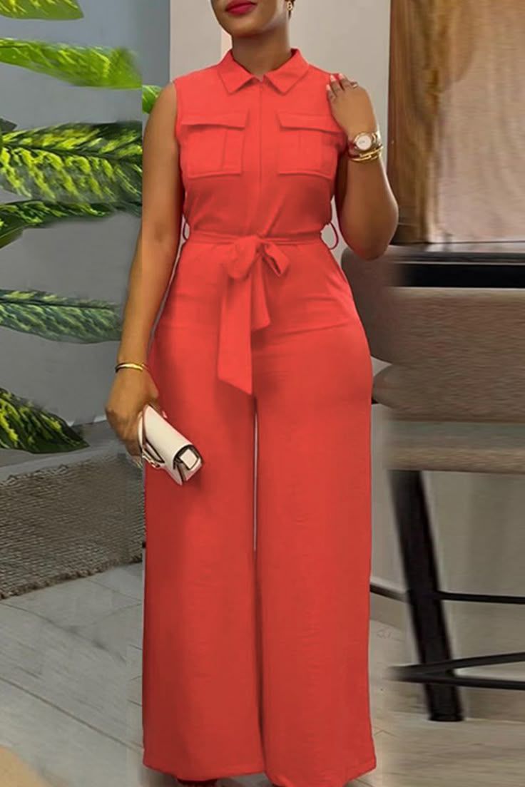 A jumpsuit perfect for an office look