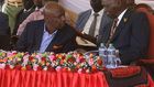 File image of retired President Daniel Moi who is currently admitted to hospital with Gideon Moi