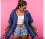 Easy DIY  to turn an old t-shirt into a cool kimono (Photos)