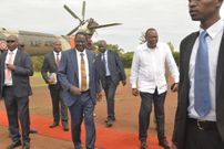 Uhuru at Raila's Bondo Home for Breakfast