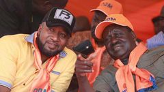 ODM leader Raila Odinga and Governor Hassan Joho