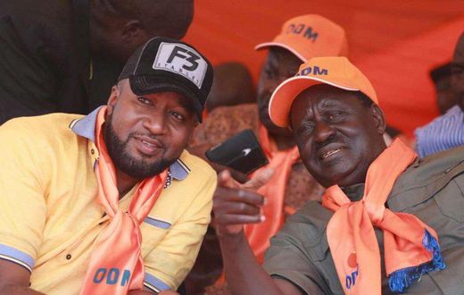 ODM leader Raila Odinga and Governor Hassan Joho