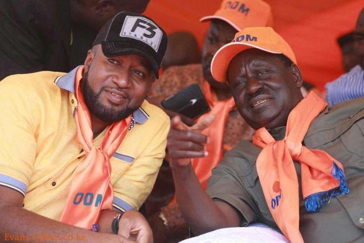 Governor Hassan Joho and ODM leader Raila Odinga