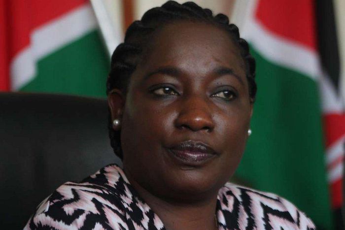Former Public Service Principal Secretary Lillian Omollo