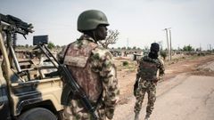 Nigerian soldiers.