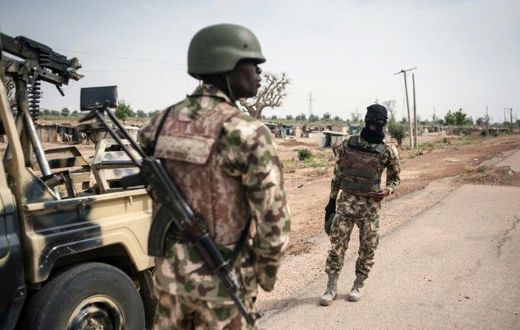 Nigerian soldiers.