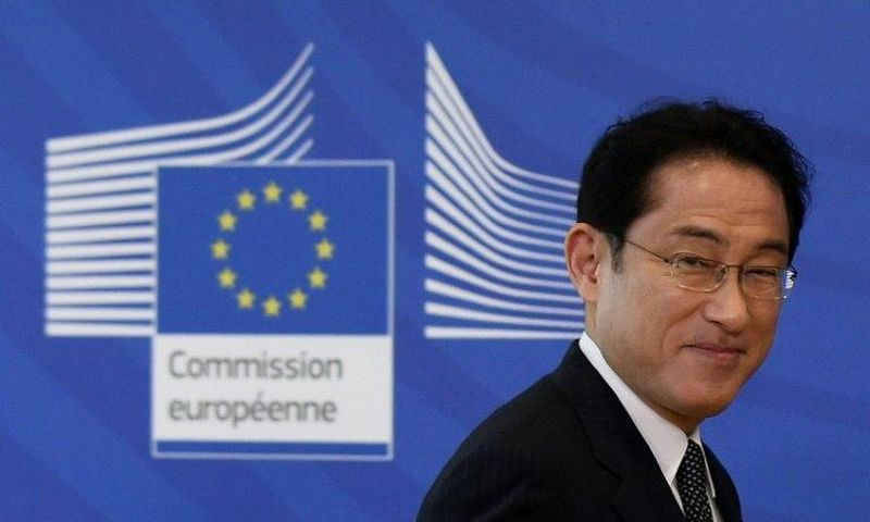 Japan Foreign minister Fumio Kishida pledged $1 billion Monday to the UN's efforts to help chidlren and youth in developing countries