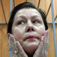 The former head of a Ukrainian library in Moscow, Natalya Sharina, was given a four-year suspended sentence for allegedly inciting ethnic hatred against Russians