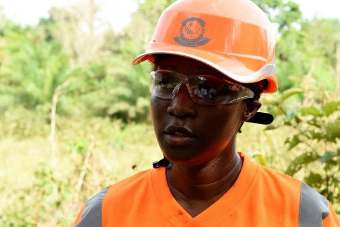 Guinean former fashion model Tiguidanke Camara left behind chic gowns and catwalks to turn herself into west Africa's first woman mine owner