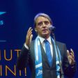Zenit Saint-Petersburg's newly appointed head coach Roberto Mancini delivers a speech during his official presentation, in Saint Petersburg, on June 13, 2017