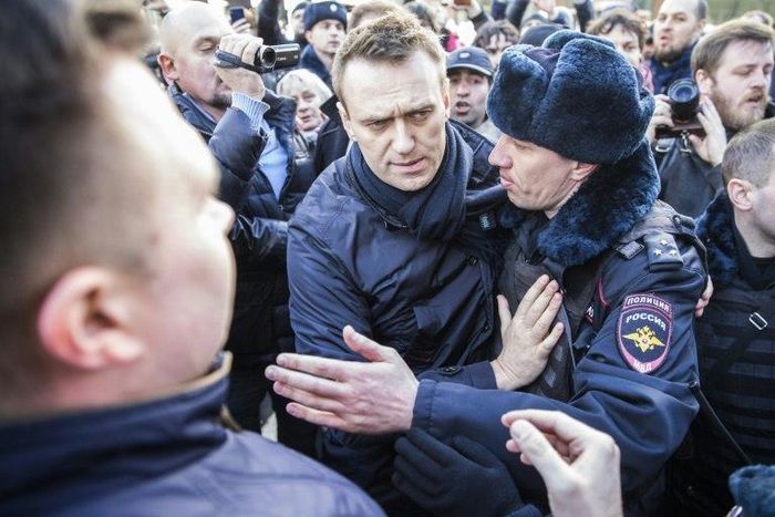 The United States and the European Union voiced concern about the arrest of Russian opposition leader Alexei Navalny and more than 1,000 others at a demonstration in Moscow