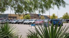 Migrants were discovered in a truck parked in this Walmart parking lot in San Antonio, a city that is a two-hour drive from the US-Mexico border
