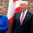 European leaders, among them German leader Angela Merkel, seen in May 2017 with US President Donald Trump, suggested Europe might have to look to its own security after Trump refused to make an unequivocal public commitment to NATO's Article 5