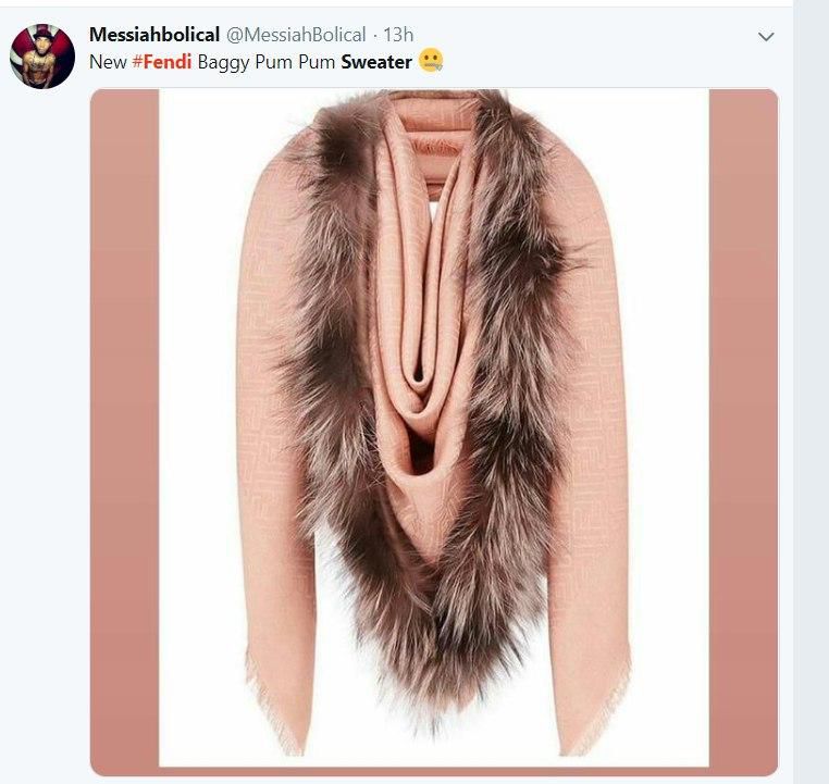 People have concluded that this designer shawl looks like a v****a