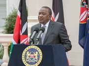File image of President Uhuru Kenyatta when he announced part of his second term cabinet on Friday, January 5, 2018.