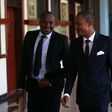 Embakasi East MP Babu Owino (R) with his Starehe counterpart Charles Njagua "Jaguar"