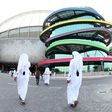 The Khalifa International Stadium in Doha, after it was refurbished ahead of the Qatar 2022 FIFA World Cup, on May 19, 2017