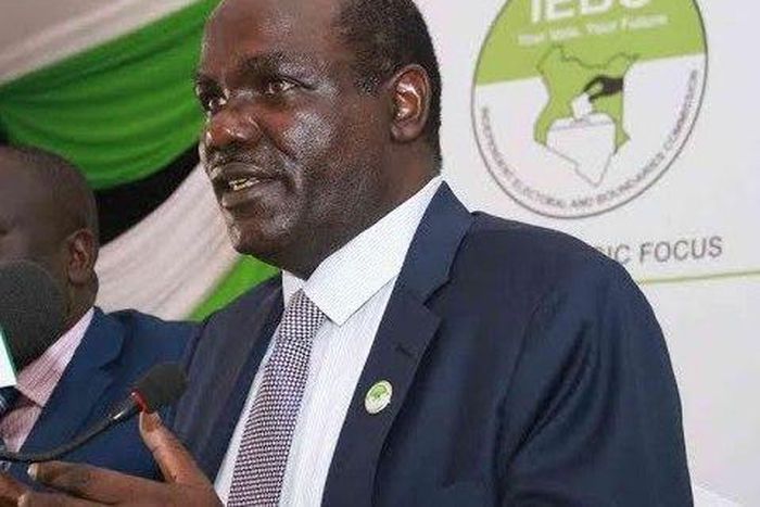 IEBCE Chairman Wfula Chebukati. His workers have been cancelled from the jubilee insurance medical cover