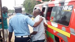 Police arrest a driver during a past crackdown