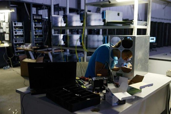 Stacks of computing power gives bitcoin miners a shot at harvesting crypto currencies