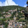 A soldier takes position at the Lins de Vasconcelos slum complex during a crackdown on crime gangs in Rio de Janeiro, Brazil, on August 5, 2017