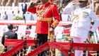 President Uhuru Kenyatta with General Samson Mwathethe